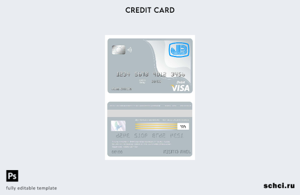 цифровая загрузка шаблона карты Visa банка Janata Бангладеш