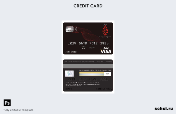 цифровая загрузка шаблона карты Visa для банка Al Salam в Бахрейне
