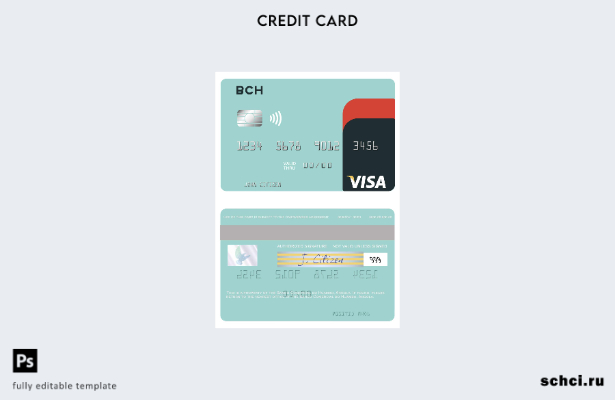 цифровая загрузка шаблона карты Visa Angola Banco Comercial do Huambo