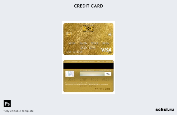 цифровая загрузка шаблона карты Visa Gold банка Шри Ланки Банка Цейлона