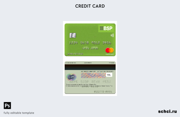 цифровая загрузка шаблона мастер карты Fiji Bank of South Pacific