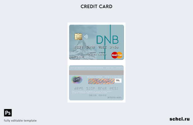 цифровая загрузка шаблона mastercard Литвы DNB Bank