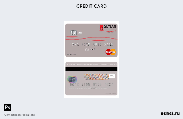 цифровая загрузка шаблона mastercard Шри Ланки Seylan Bank Plc