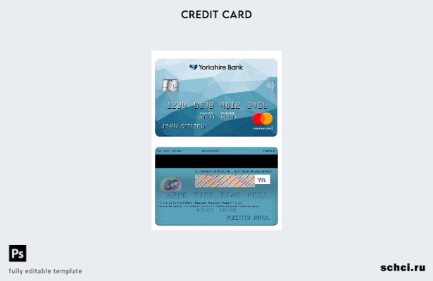цифровая загрузка шаблона mastercard United Kingdom Yorkshire Bank