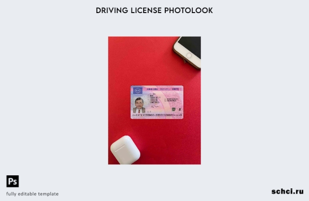 цифровая загрузка Эстонского фотообразца шаблона ПЕРЕДНЕГО водительского удостов