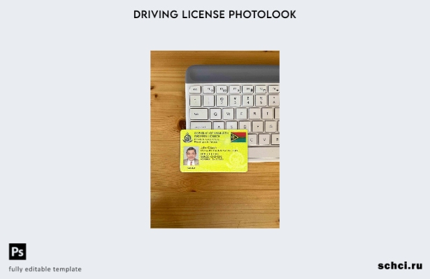 цифровая загрузка шаблона Vanuatu DL Photolook FRONT