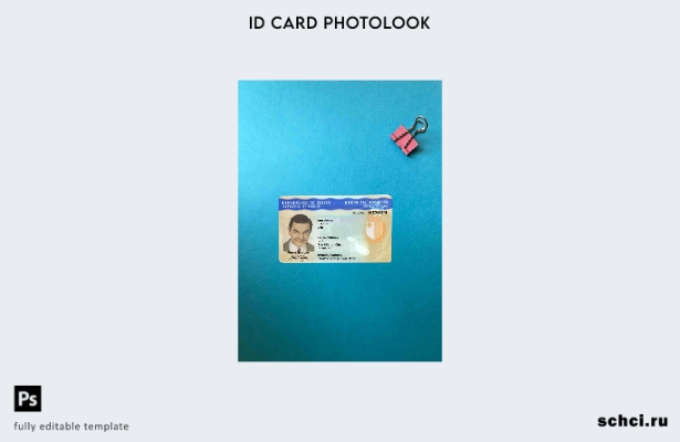 цифровая загрузка шаблона Malta ID Photolook FRONT
