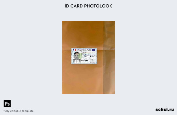 цифровая загрузка, Франция, новый ID (подарок в марте), фотообраз, шаблон FRONT