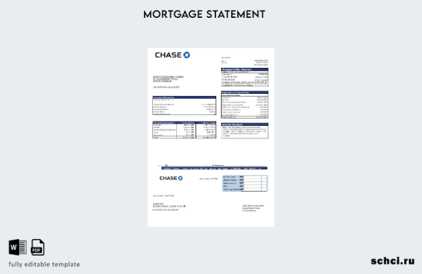 скачать цифровую версию выписки по ипотеке банка Chase в Великобритании в формат
