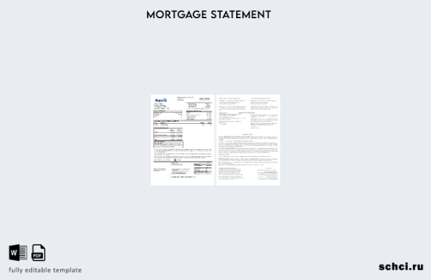 скачать цифровую выписку по ипотеке банка Bluebird США в формате Word и PDF шабл