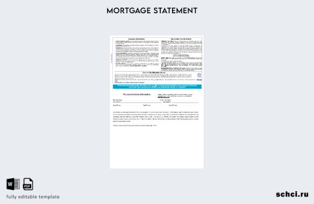 скачать цифровую выписку по ипотеке банка Sofi USA в форматах Word и PDF, страни