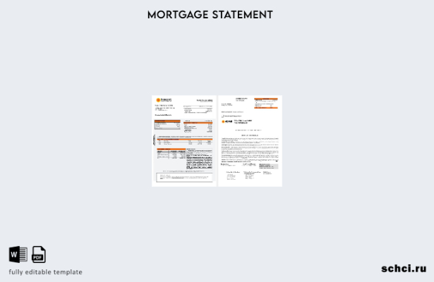 скачать цифровую выписку по ипотеке банка Suncoast США в формате Word и шаблон P
