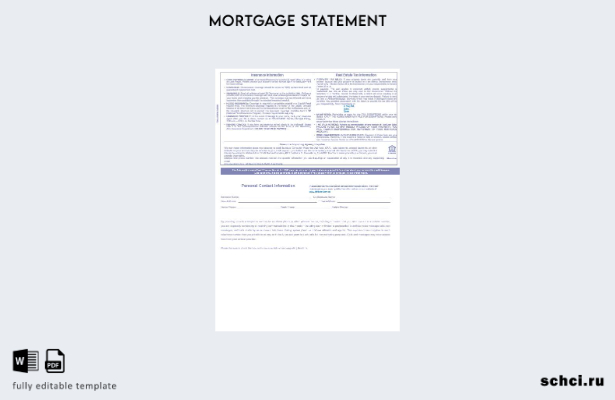 скачать цифровую выписку по ипотеке Qatar Ahlibank в форматах Word и PDF шабло 1