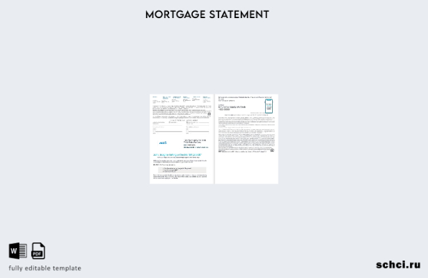 скачать цифровую выписку по ипотечному кредиту банка Самоа ANZ в форматах Word 1