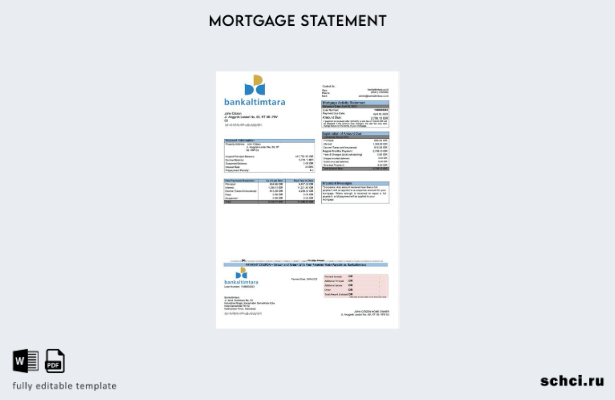 цифровая загрузка Индонезия Bankaltimtara выписка по ипотеке шаблон в формате Wo