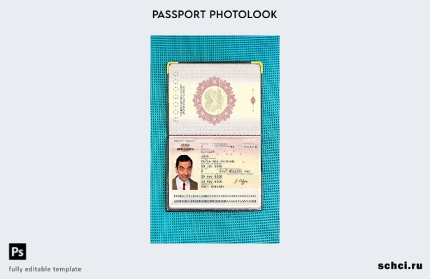скачать цифровую версию шаблона фотографии паспорта Папуа Новой Гвинеи
