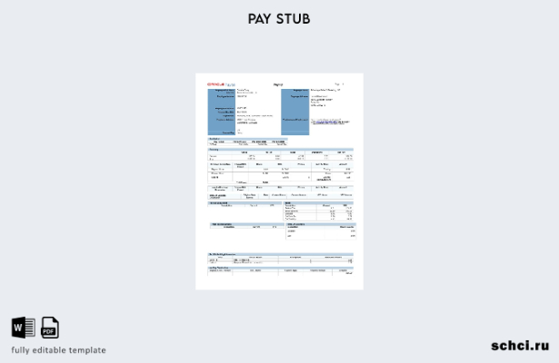 цифровая загрузка шаблона расчетной ведомости Oracle Payroll Advantage Sales & M