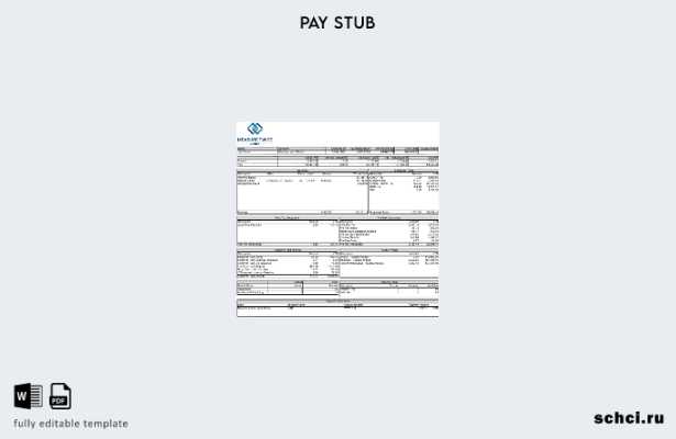 цифровая загрузка шаблона расчетной ведомости USA Measure Twice Financia