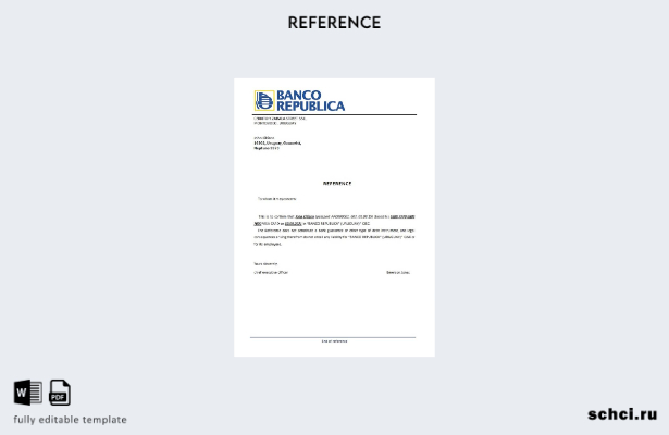 цифровая загрузка шаблона справки о закрытии Banco República Уругвая