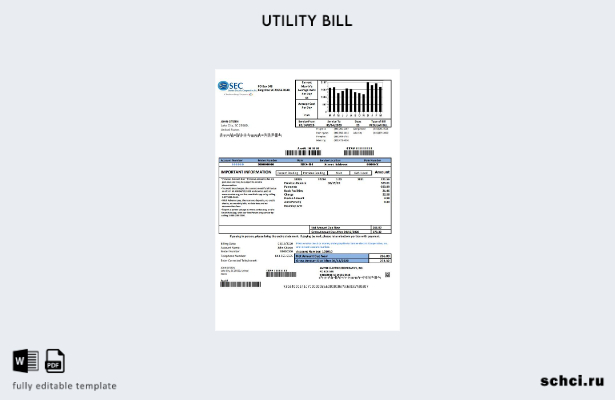 цифровая загрузка США, Южная Каролина, Santee Electric Cooperative (SEC), шаблон