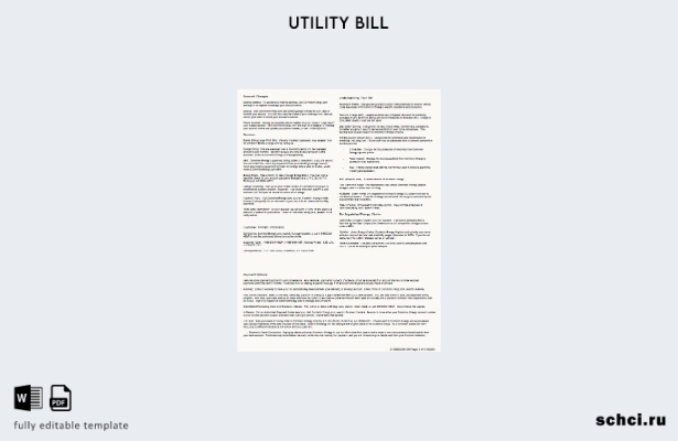 цифровая загрузка страниц счетов за коммунальные услуги USA Dominion Energy, шаб