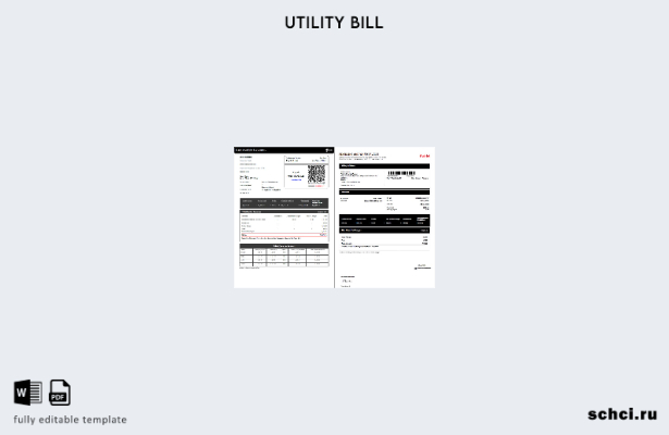 цифровая загрузка India Airtel, страницы счетов за коммунальные услуги, шаблон 1