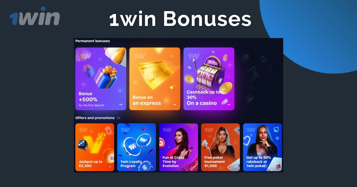 1win kazino bonuslari