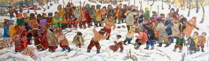 кулачные бои на Руси