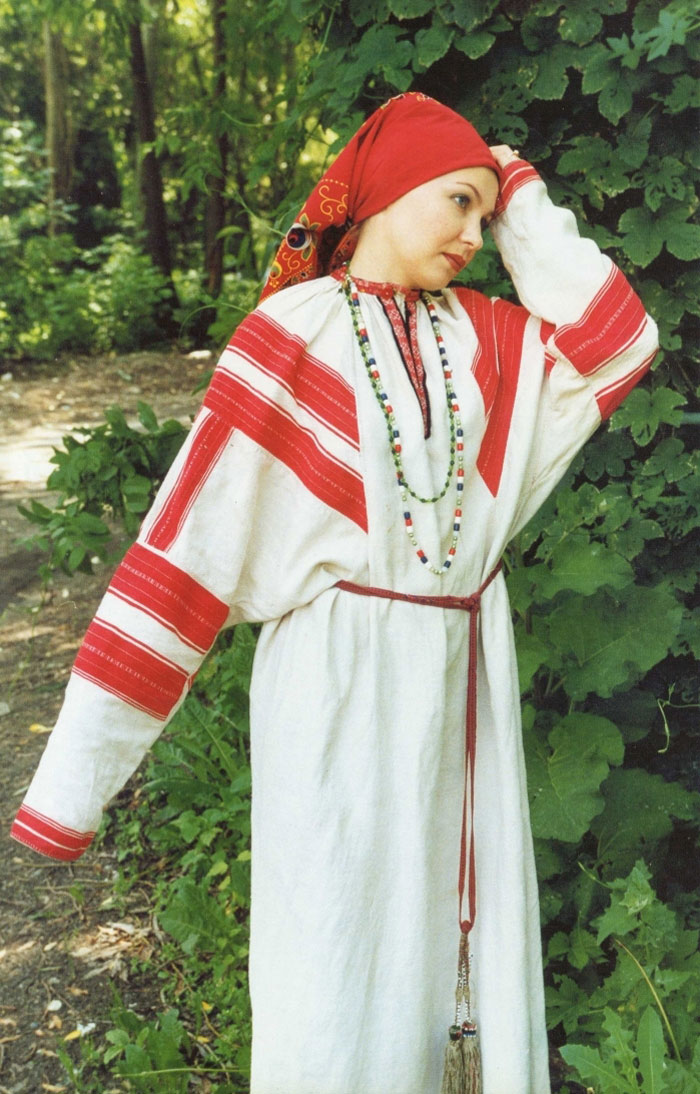 Рубаха русская народная женская фото