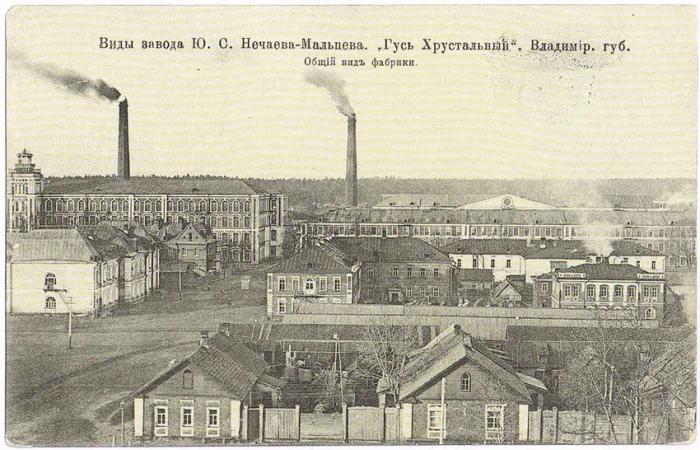 общий вид фабрики Нечаева-Мальцева