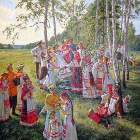 традиция русский хоровод
