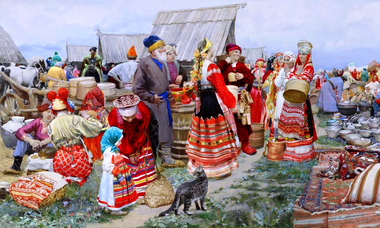 Картина Свенская ярмарка долгая Ольга